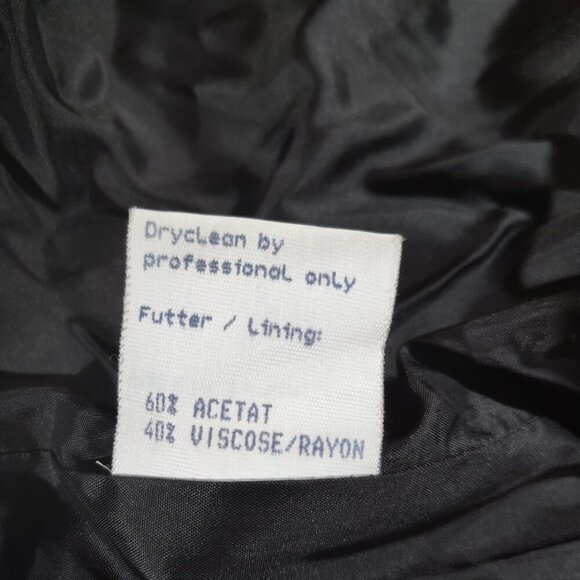 Pierrette Beautiful Long Cashmere Coat, Size 6 Petite - Made in Switzerland BL - Picture 11 of 12